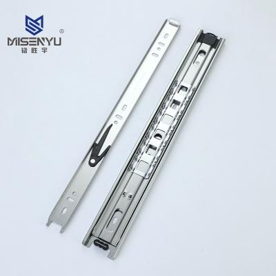 China Hot-selling RTS 4510 3 Channel Soft Closing Cabinet Drawer Slide Telescopic Fold+Full Extension Ball Bearing for sale