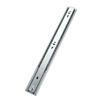 China Full Extension 3 Fold+Auto Rebound+Full Extension High Quality 3 Fold Buffer 45MM Hydraulic Ball Bearing Slide Drawer Rail for sale