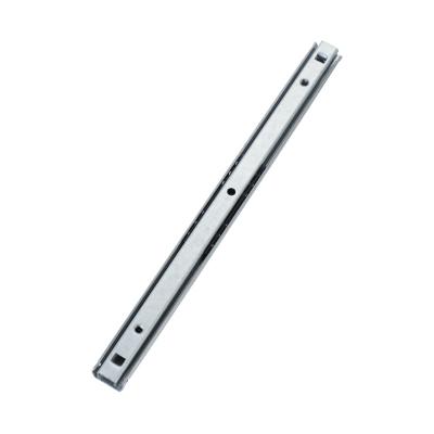 China EU Factory Price 17mm Width 214mm Length Two Way Mini Ball Bearing Two Piece Cabinet Drawer Slide for sale