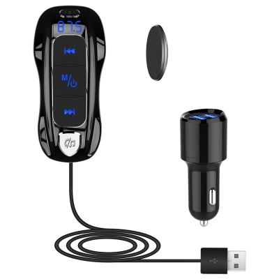 China Best selling FM transmitter car kit stereo mp3 player with car fm transmitter dual usb charger BC56 for sale