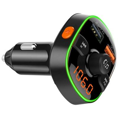 China New Bluetooth FM Transmitter Car Charger and Car Stereo MP3 Player with QC3.0 for sale