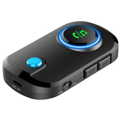 China Game Music and Audio Radio 2 in 1 Bluetooth 5.0 Receiver and Bluetooth Transmitter for sale