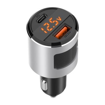 China New Arrival Support Metal 65W Power Supply Mini Portable Car Charger Fast Charging Adapter for sale