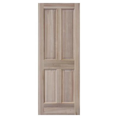 China Modern High Quality Luxury Home Bedroom Doors Frame Single Panel Simple Design Solid Soundproof Modern Interior Wood Door for sale