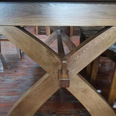 China Factory Manufacture Low Price Modern Stretchable Foldable For Home Use Natural Solid Wood Dining Table for sale