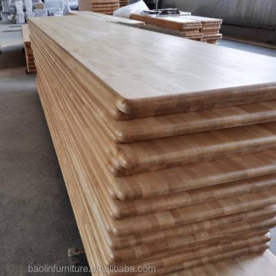 China New Modern Solid Wood Panel Birch Panel Work Top Solid Worktop for sale