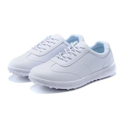 China OEM Soft Sole Ladies Outsole Women's Golf Shoes Studs High Quality Women's Sole Golf Shoe Custom White Sneakers For Woman for sale