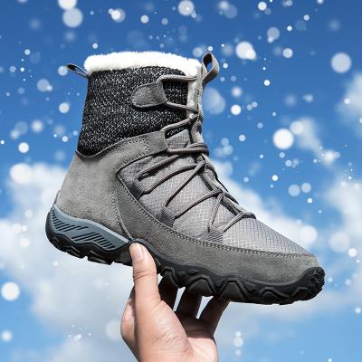 China Wecoo Comfortable 2021 Velvet Warm Climbing Boots Plus High Top New Style Winter Sports Shoes Customized Heightening Shoes for sale