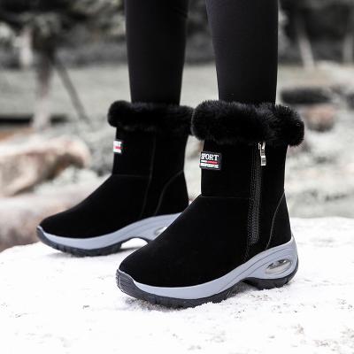 China Wholesale Custom Botas De Nieve Winter Fur Lining Fashion Snow Boots Ankle Boot Shoes OEM Logo Warm Snow Shoes Comfortable 2021 Trend Fashion for sale