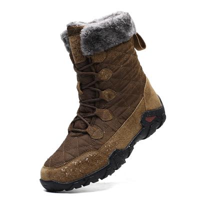 China 2021 Custom Wholesale OEM Winter Logo Classic Warm Snow Shoes Fashion Trend Wecoo Fur Striping Botas De Nieve Fashion Snow Boots for sale