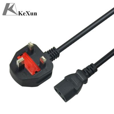 China COMPUTER UK Wholesale AC 3 Pin Connector AC Power Cord 220v Power Cord Cable with Plug for Home Appliance Laptop PC for sale