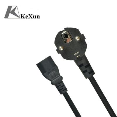 China High Quality And Competitive Price 2 Pin Computer Eu 220v Power Cord Eu Computer Cable 2 Pin Home Appliance Cord for sale