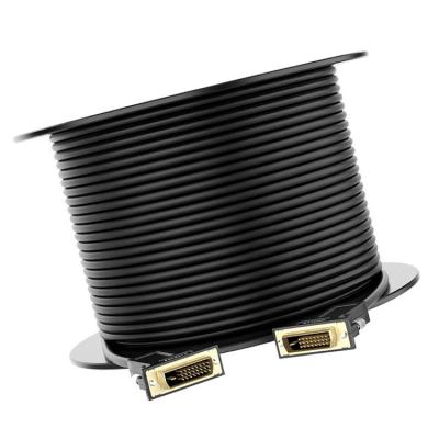 China COMPUTER fiber optic DVI to DVI cable 1080P DVI-D 24+1 60hz 10m 20m 30m 40m 50m 60m 70m 80m 90m 100m for sale