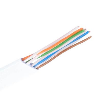 China CAT6 Ethernet Cable PVC Twisted Pair Flat Thin Thin UTP Ethernet Patch Cat6 Cable Length FTP K057 OEM/ODM UTP for sale