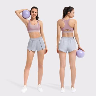 China Breathable Breathable Yoga Suit Sports Shorts Women Fitness Quick Dry Breathable Training Suit for sale