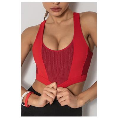 China Breathable The New Stereotype Breathable Shockproof Gather The Beautiful Fitness Running Underwear Cross Vest Back Bra for sale