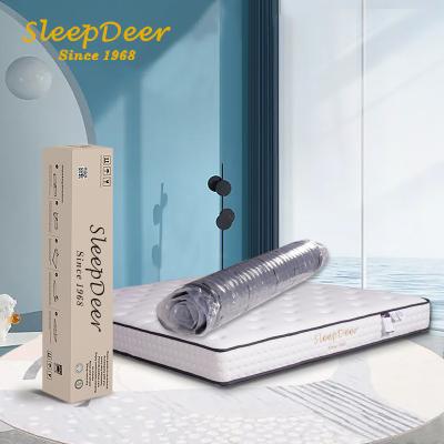 China Factory wholesale foldable independent five star hotel roll box spring mattress silent soft high quality compression for sale