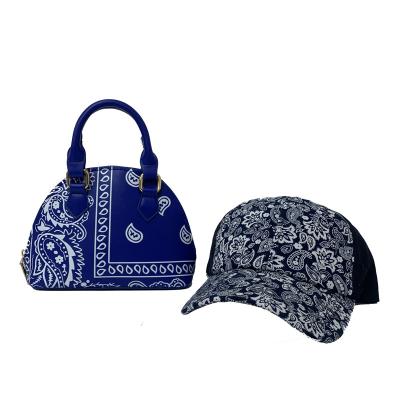 China Girls Lady Handbag 2021 New Arrivals Bucket Hats And Bandana Purse Set Women Handbags Ladies Handbags Luxury Handbags For Women Purses for sale