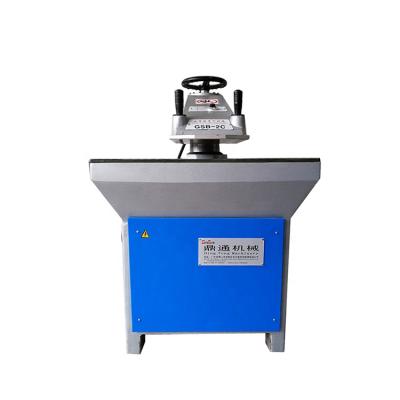 China Factory Hydraulic Swing Arms Manual Machine Rubber Leather / Cloth Cutting Machine for sale