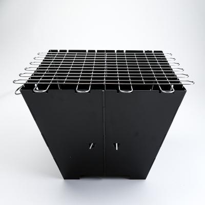 China Original Adjustable Height Portable Folding Charcoal BBQ Grill New Popular Outdoor Folding Charcoal Grill for sale