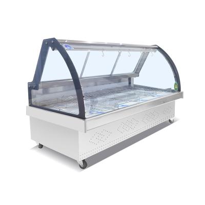 China Single-temperature commercial Xinmeng refrigeration equipment air cooled large capacity cooked meat display refrigerator for sale