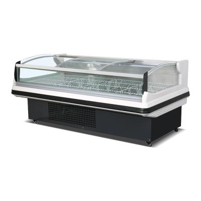 China Single-temperature supermarket commercial refrigerated display cabinet for fresh meat refrigerator showcase for sale