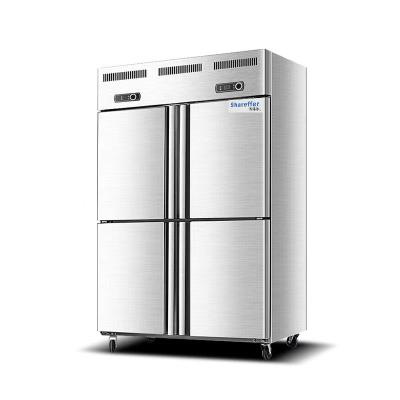 China 2022 Newest Double-temperature Upright Design Fridge Freezer Refrigerators and Freezers Freezer Kitchen Four-Door for sale