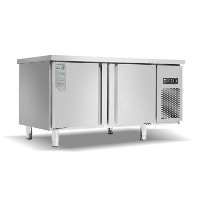 China Commercial Freezing and Single-Temperature Restaurant Kitchens Double Door Refrigeration Equipment for Storing Vegetables and Meat for sale