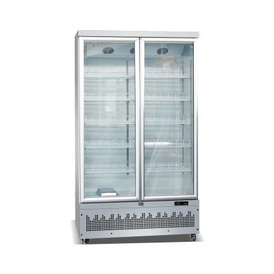 China Single-temperature Xinmeng Wine Beer Beverage Air Cooling Display Deli Refrigerator Stainless Steel Vertical Refrigerator for sale