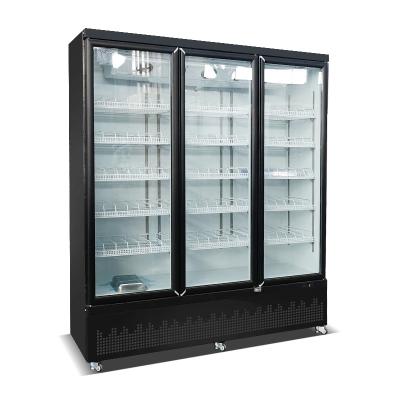 China Single-temperature Xinmeng Wine Beer Beverage Air Cooling Display Deli Refrigerator Supermarket Vertical Refrigerator for sale