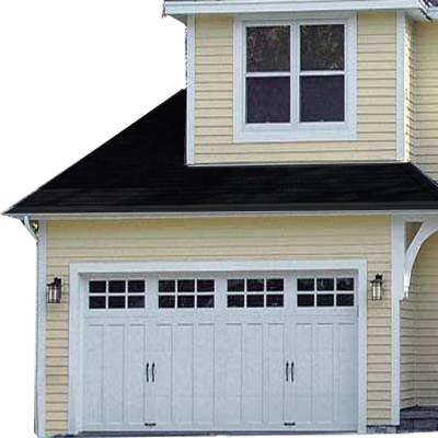 China Graphic Design Wood Garage Door With Online Technical Support, Free Spare Parts for sale