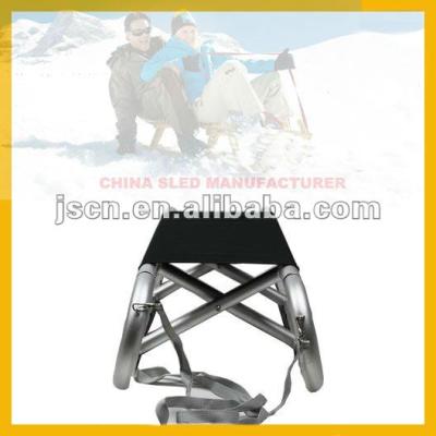 China Aluminum Foldable Portable Snow Sleds For Kids And Adult for sale