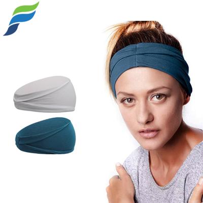 China Fashionable Sports White Personality Stirnband Women's Sports Headband for sale