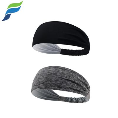 China Customized Soft Fluffy Sports Hair Bands Women Yoga Tennis Headband For Sport for sale