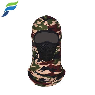 China Camouflage Multifunctional Plant Inner Cover Sunscreen Hood Windproof Bandana for sale