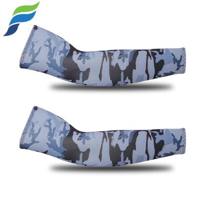 China Breathable Wholesale Digital Camouflage Tattooed Sports Arm Sleeves For Men for sale