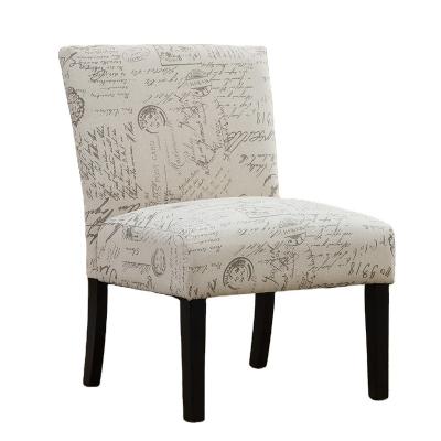 China Adjustable Wholesale Hotel Furniture English Letter (Other) Printed Contemporary Quality Single Chair Without Fabric Arms for sale