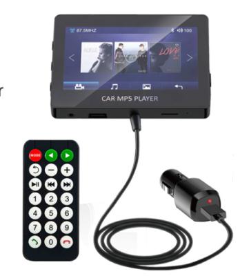 China GPS Dash Monitor 720P 4.3 Inch LCD Display In Car Multimedia Entertainment System MP5 Player for sale