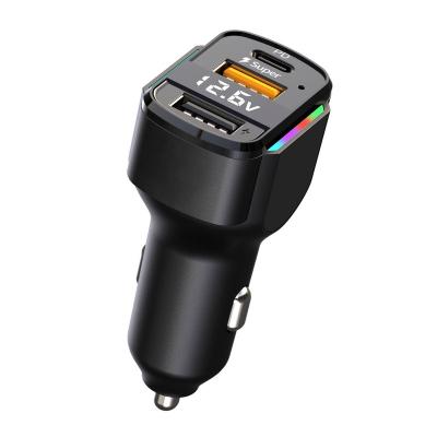 China New China-Chic in Car USB Charger Dual USB Fast Charging Produced PD3.0 65W QC3.0 22.5W for Mobile Phone Tablet for sale