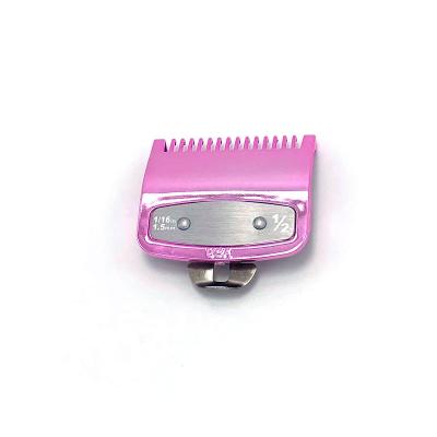 China Limit Hair Salon Styling Tools Accessories Set Hair Salon Hairdresser Hairdressing Clipper Attachment Rose Guide Gold Comb for sale