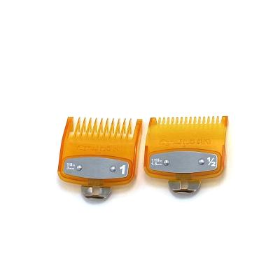 China Wholesale High Quality 2pcs Comfortable Barber Styling Tools Hair Trimmer Attachment Hairdresser Clipper Optional Color Guide Comb for sale