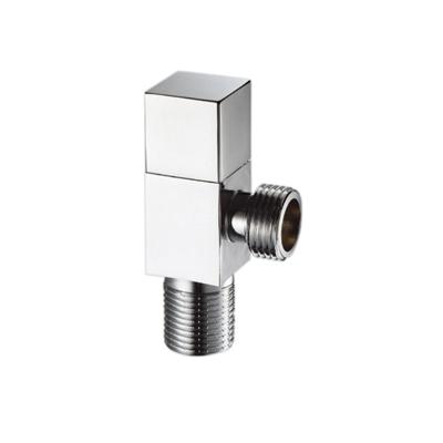 China Water Level Adjustment 1/2 Inch Angle Water Stop Valve Chrome Plated Brass Water Shut Off Valve for sale