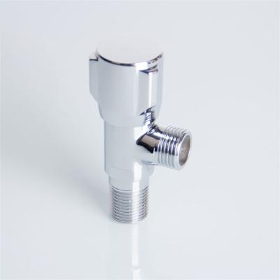 China Modern 1 Handle 2 X1 Brass 2 Zinc Chrome Plated Angle Stop Valve Washing Machine Water Inlet Valve for sale