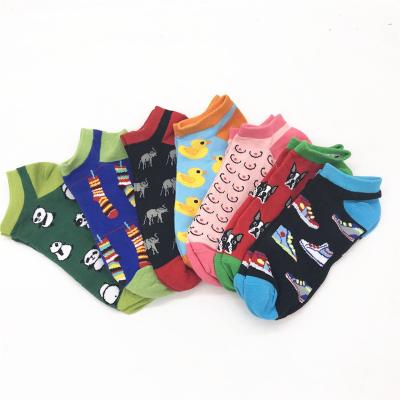 China Summer QUICK DRY OEM Design Mens Shorts Booties Creative Alien Planet Funny Cheap Invisible Socks Custom Logo for sale