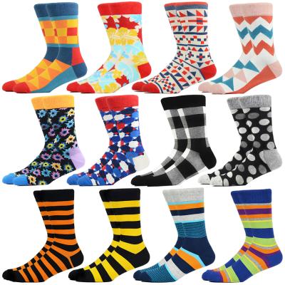 China OEM Funny QUICK DRY Cartoon Patterned Socks Manufacturer Cute Crew Sock Fashion Cotton Men's Happy Socks Designs for sale