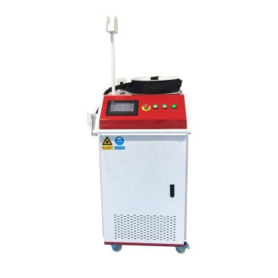 China 2022 Stainless Steel Fiber Laser Cleaner 1000W 1500W 2000W for Metal Rust Paint Oil Coating Removal CNC Fiber Laser Cleaning Machine in China for sale