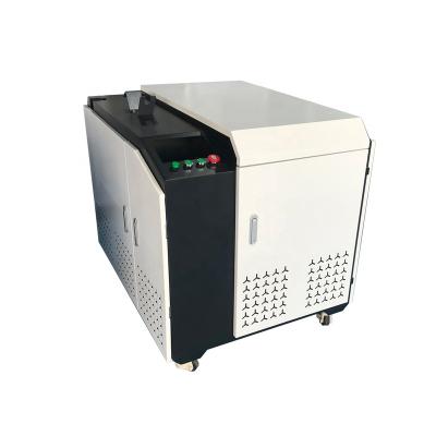 China Hot selling stainless steel fiber laser metal rust remover raycus supplier 1KW 1.5KW 2KW good fiber laser machine cleaning price 2022 for sale