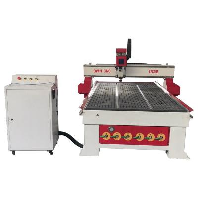 China MDF Jinan owin cnc router woodworking factory direct 1325 CNC WOOD ACRYLIC ALUMINUM ACRYLIC Router Cutting Engraving MDF Cabinet Door Carving main defense for sale