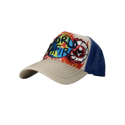 China COMMON CHINESE cotton 6-Panel lion dance Chinese style embroidery fashion baseball hat Amazon success summer eco-friendly for sale