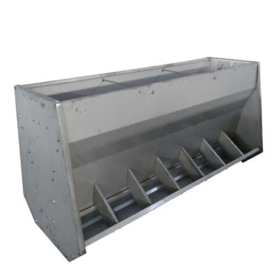 China Sow farrowing for sale made in china pig crate equipment SS304 double side pig feeder for sale